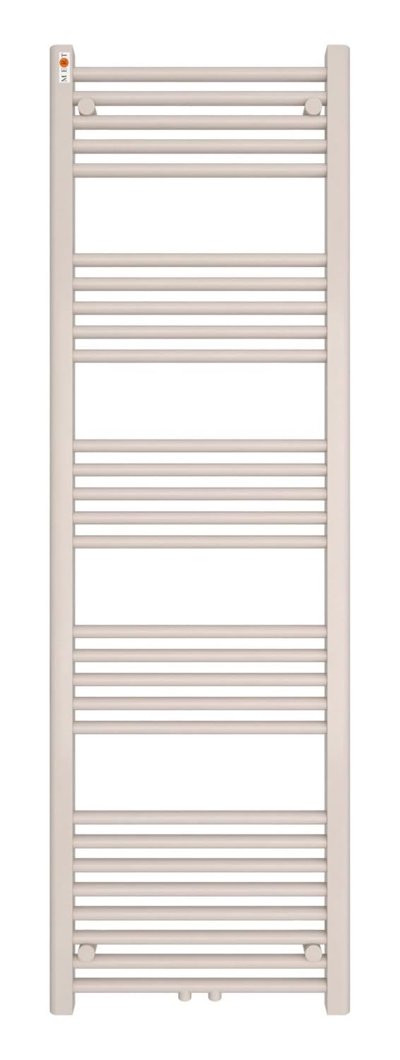 Badheizkörper Weiß 300x1500 mm – Handtuchheizkörper mit Mittelanschluss – Design Heizkörper Badezimmer – Wandheizkörper Stahl – Handtuchtrockner & Raumheizung