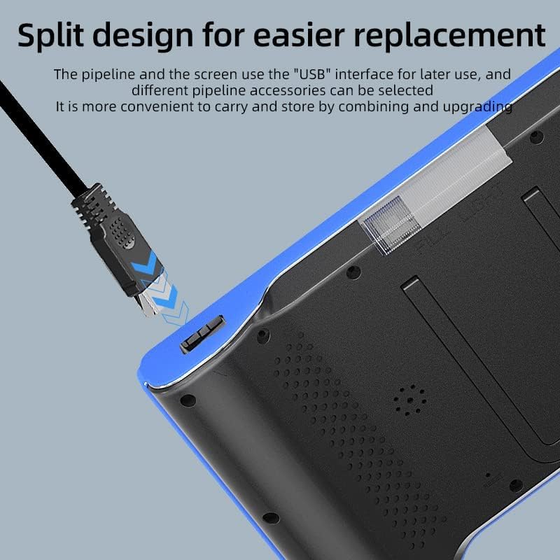 Caméra endoscopique et endoscope à double objectif de 8 mm avec écran 7" - 5