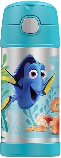 Amazon Thermos サーモス 魔法瓶 水筒 ストロー 水筒 キッズ 直飲み 保冷製ダイレクトボトル水筒 350ｍｌ ファインディング ドリー 並行輸入品 水筒 マグボトル オンライン通販