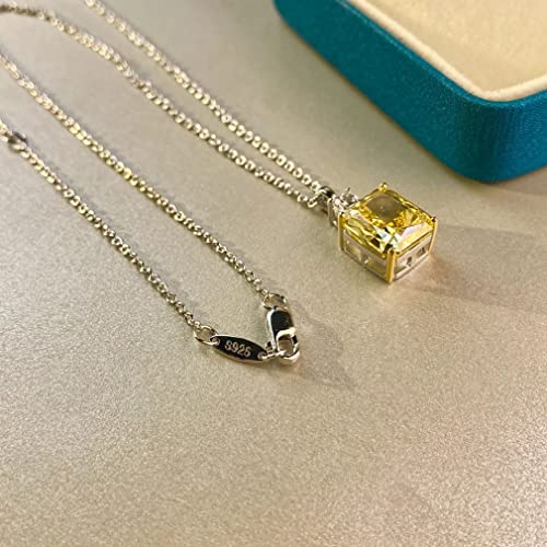 Collier de Mariage Moissanite en Argent 925 étincelant de haute joaillerie - 3