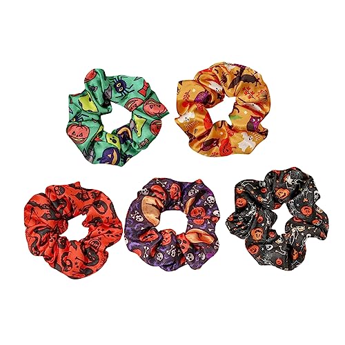 Élastiques cheveux Halloween ne tire pas les cheveux chouchou citrouille doux pour filles