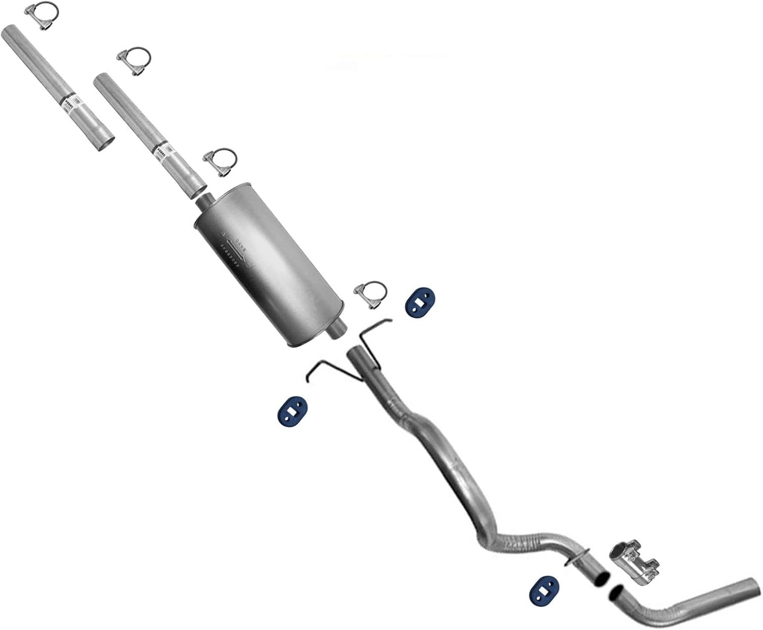 Replacement Parts For 98-2001 Ford F150 4.2 4.6 5.4L Muffler Tail Pipe Exhaust System 120 139 WB