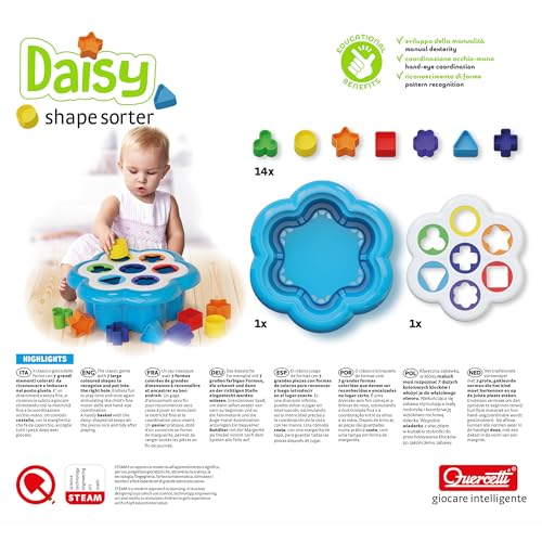 Quercetti Daisy Shape Sorter le cadeau de premier anniversaire idéal - 6