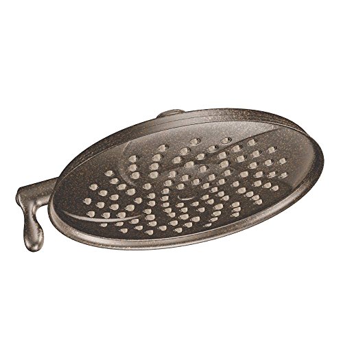 Moen S1311ORB Isabel Multi Two-Function 8-Inch Diameter Rainshower Showerhead, Oil Rubbed Bronze