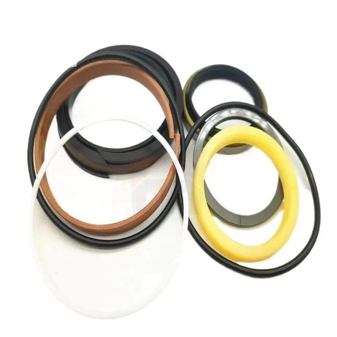 Hydraulic Cylinder Oil Seal O Ring Kit, Compatible with PC200-1 Boom Cylinder Seal Kit, 7079847500, Excavator Replacement Part (7079847500)
