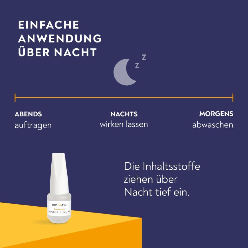BIO-H-TIN Stärkendes Nagel-Serum: Für kräftige, widerstandsfähige und elastische Nägel, 3.3 ml Lösung