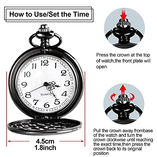 Gifts For Dad From Daughter,Fathers Day Birthday Gifts For Dad Grandpa From Daughter Wife Personalized Pocket Watch With Chain,Dad Gifts For Papa Stepdad Father In Law Daddy Christmas Anniversary #TOP3