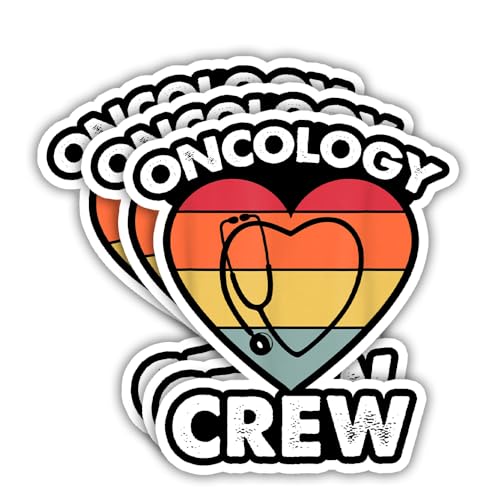 Image of SODAVA (3Pcs) Oncology Nurse Appreciation Cancer Doctor Team Pediatric CNA Stickers Oncology Nurse Stickers Oncology Nurse Month Oncology Nursing Gifts Decoration Graphic Bumper Laptop Stickers