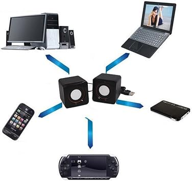 101Z USB Computer Set Mini Music Speaker External for Desktop Computer Notebook Entertainment
