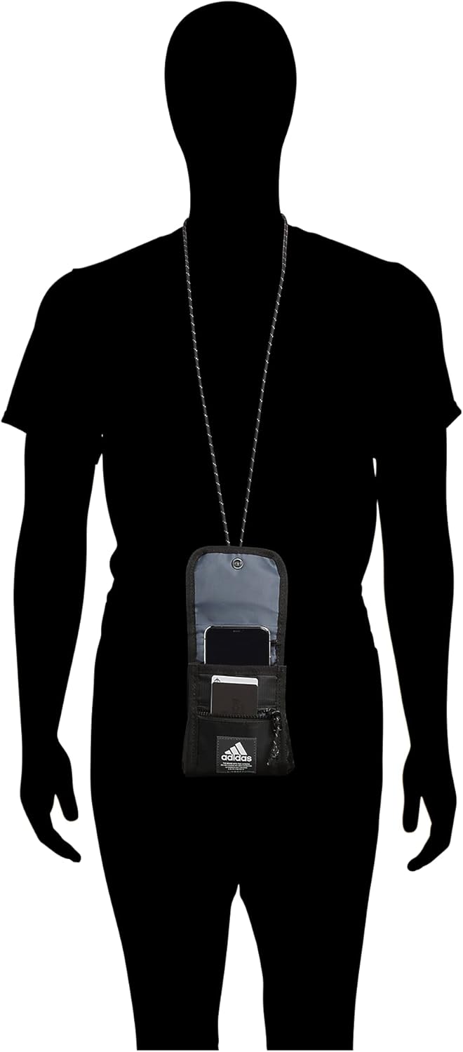 Adidas Black Crossbody Neck Pouch for Travel and Myanmar Ubuy