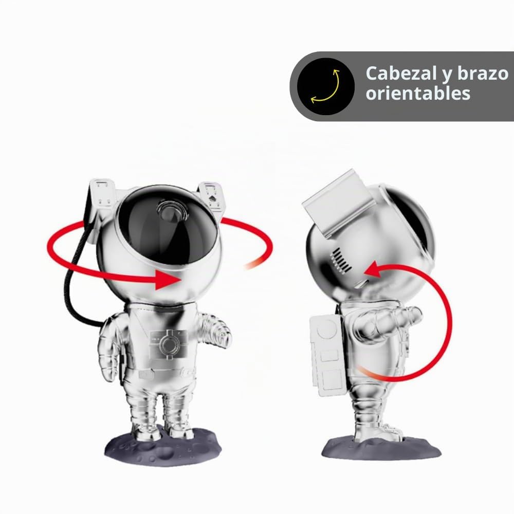 Xanlite Proyector Nocturno LED 5 Modos de Proyección de Nebulosas