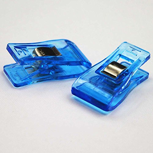 Barnyarns Maravilloso Costura Bigu00a0u0096u00a0Pinzas para Costura y Acolchadou00a0u0096u00a020u00a0Unidades Azul Big Pinzas