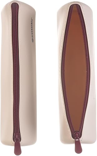 Miniatura 7 de DIVERSEBEE Estuche de silicona suave, estuche estético para lápices con cremallera, bonita bolsa para bolígrafos para la escuela, suministros y