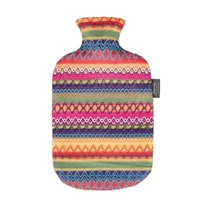 Fashy 6757 Wärmflasche mit Peru Design 2.0 L