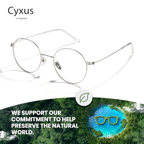 Cyxus Gafas luz azul-Antideslumbrantes-Antifatiga-Metal-Adecuado para pantallas, juegos, tvs, teléfonos móviles - imagen 5