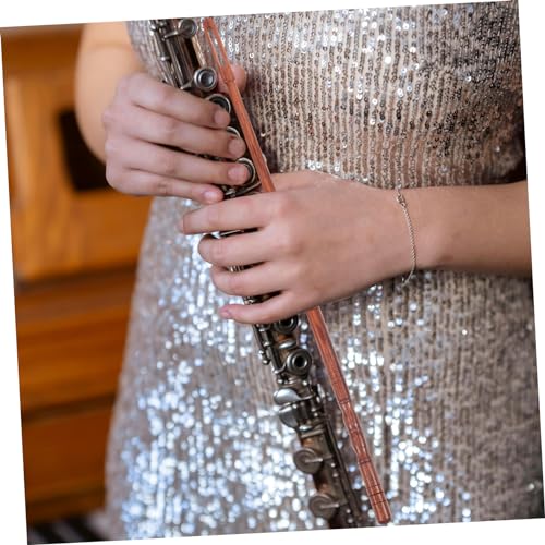 ULDIGI Flute Cleaning Rod Wooden Cleaning Stick for Wind Instruments Flute Accessories Kit - Thumbnail 3
