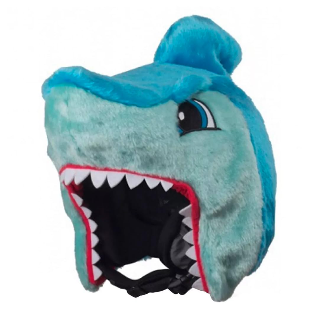 Hoxyheads Requin Shark Housse de Casque de Ski Bleu Homme, Taille Unique