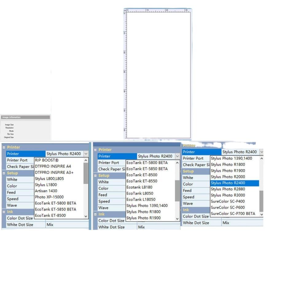 Software DTF Rip dongle USB con control total de tinta blanca V11.4 2