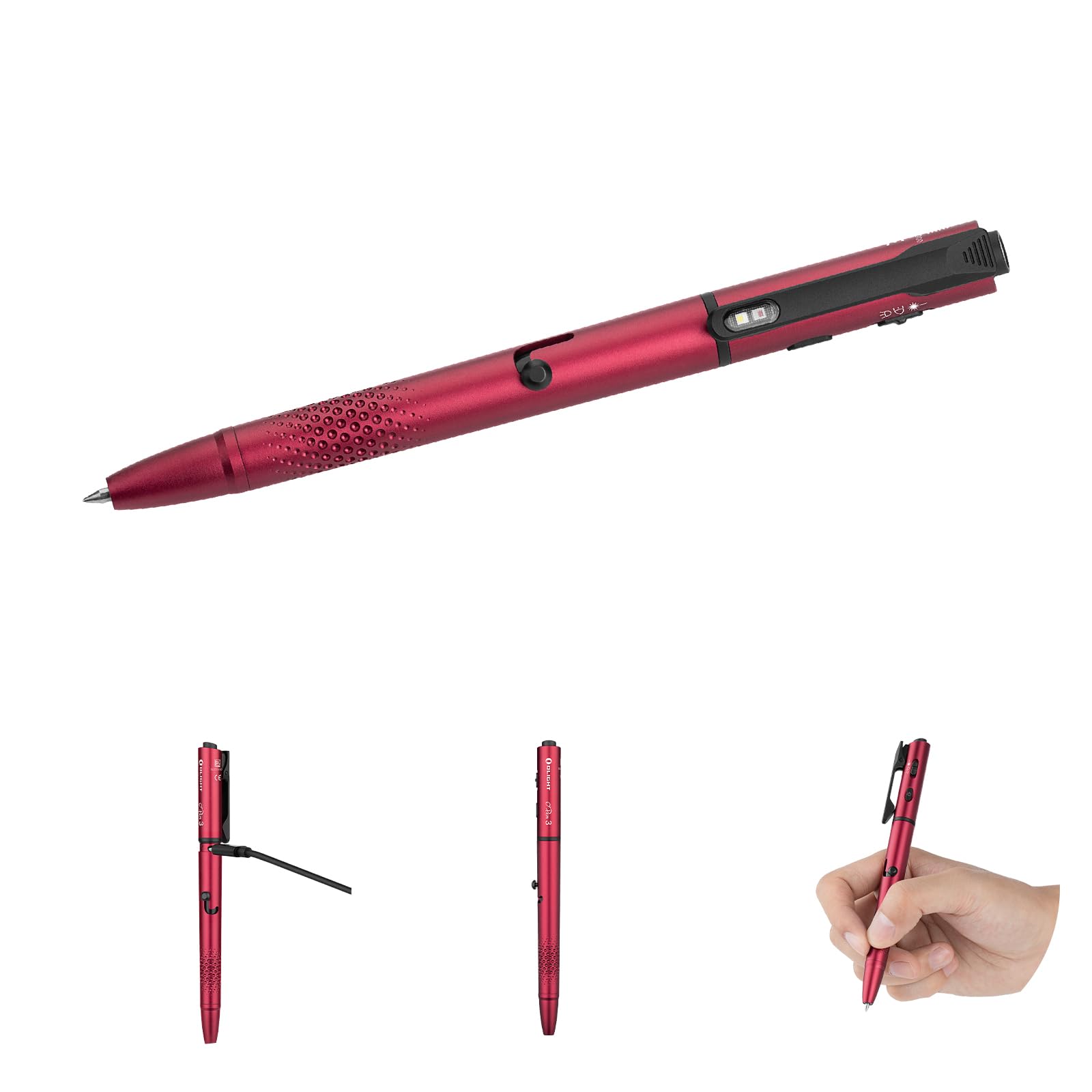OLIGHT オーライト O'Pen3 ワインレッド ボールペン ペンライト Amazon.co.jp: OLIGHT O'Pen 3 EDCペンライト(ワインレッド