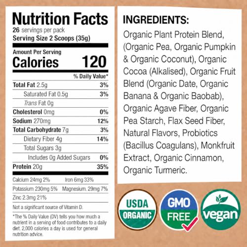 EarthChimp Organic Vegan Protein