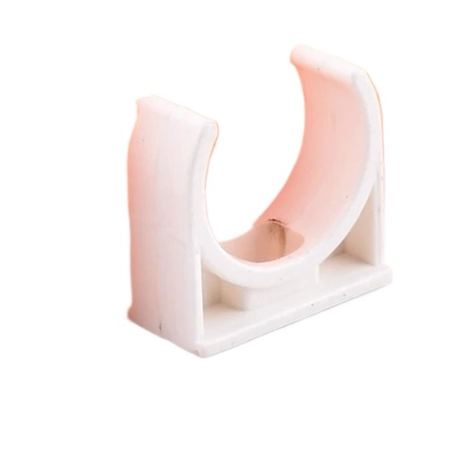 2~50 Stück 20~50 mm weiße PVC-Rohrschelle, Wasserversorgung, Gartenbewässerung, Rohrschelle(Size 50mm,50 Pieces)
