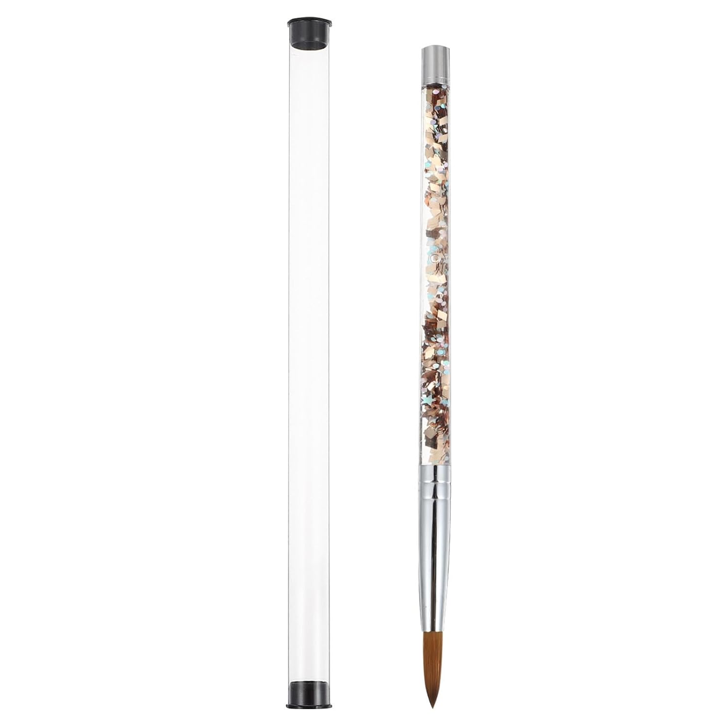 DIY Nail Art Brush Crystal Carving Pen with Nylon Drift Sand Finish