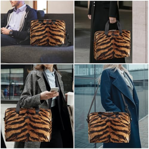 Maletín para laptop con estampado tigre, 13-16 pulgadas miniatura 2