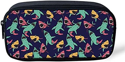 Showudesigns Children Erasers Pencil Case Box Fire Soccer Unique Print