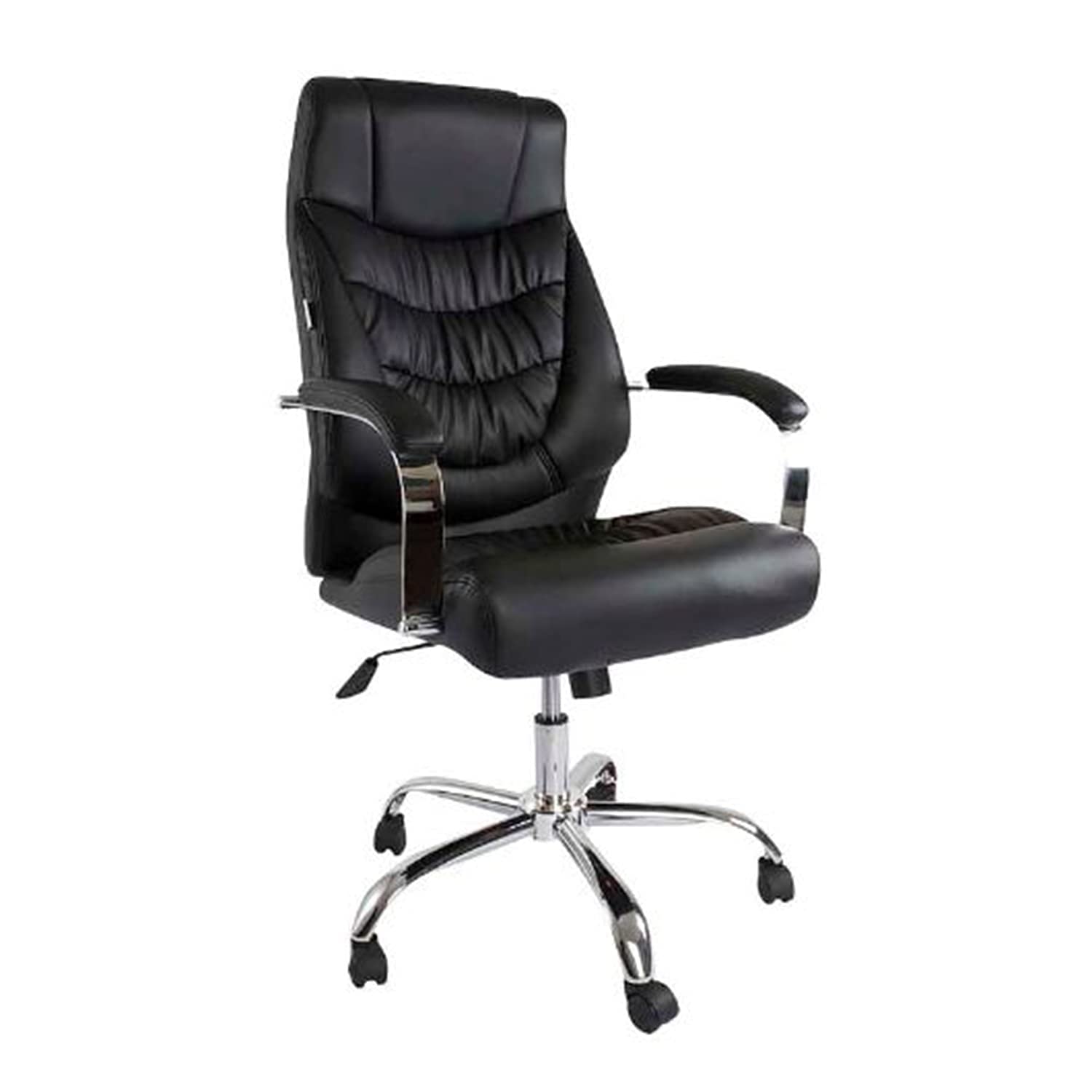 Mahmayi Cathy L111H Executive Pu High Back Chair, Black, Xil111Hhbblkpu