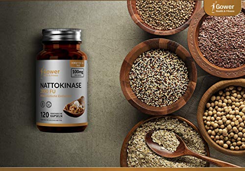 Nattokinase Gower Health Kapseln 100mg – 120 vegane Kapseln