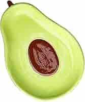 Amazon.co.jp: Garneck アボカド 形 皿 アボカド 大皿 サラダ