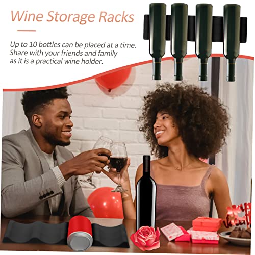 Soporte para 10 Botellas de Vino IMIKEYA Plegable de Silicona miniatura 6