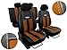 Produktbild POKTER-GT Autositzbezugset für D-Max ab 2012.Design GT Alcantra Braun.