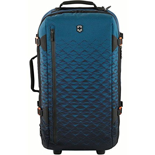 Victorinox VX Touring Wheeled Duffel with TSA Approved Locks, Dark Teal, Checked, Medium (26