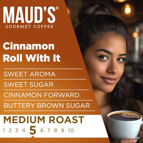 Image of Maud's Cinnamon Roll Flavored Coffee Pods, 50ct