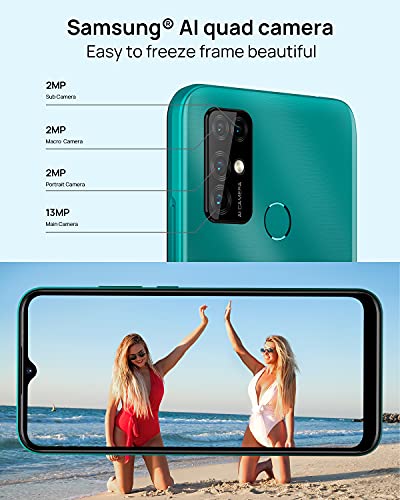 DOOGEE-X96-Pro-2021-Moviles-Baratos-4GB-RAM64GB-ROM-5400mAh-4G-Smartphone-Android-11-Camara-Cuadruple-13MP-Pantalla-Waterdrop-de-652-Telefono-Octa-Core-Face-ID-Huella-Dactilar-Verde