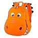 yisibo Mochila Infantil, Mochila para Niños de Dinosaurios Pequeños/Niñas Mochila 3D Bolsa De Mochilas para Niños Kindergarten,Mochila De Guardería 2-6 Años(Boca Grande Dinosaurio-Naranja)