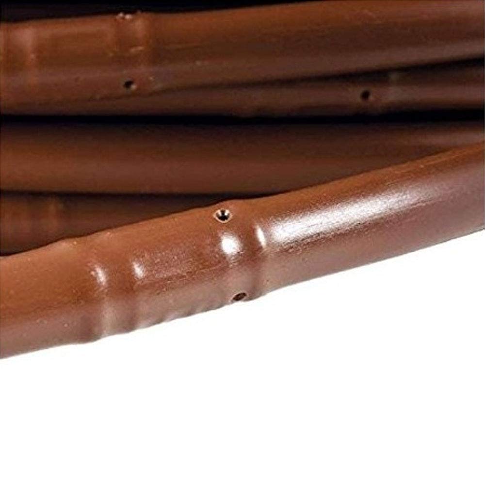 Tubería 16mm con goteros autocompensantes cada 33cm Marrón. Bobina 100 mts