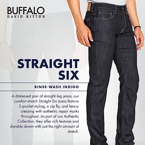 Image of Buffalo David Bitton Men's Six Slim Fit Jean in Spirit