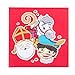 Boland 56677 - Tovaglioli di carta Sankt Nikolaus, 12 pezzi, dimensioni 33 x 33 cm, stoviglie per feste, decorazione da tavolo