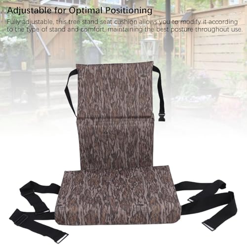 Asiento para soporte de árbol ajustable cojín plegable de camuflaje 4