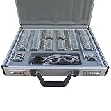 ECO-WORTHY 158 pcs Optical Trial Lens Set Metal Rim Aluminium Case + Free Trial Frame