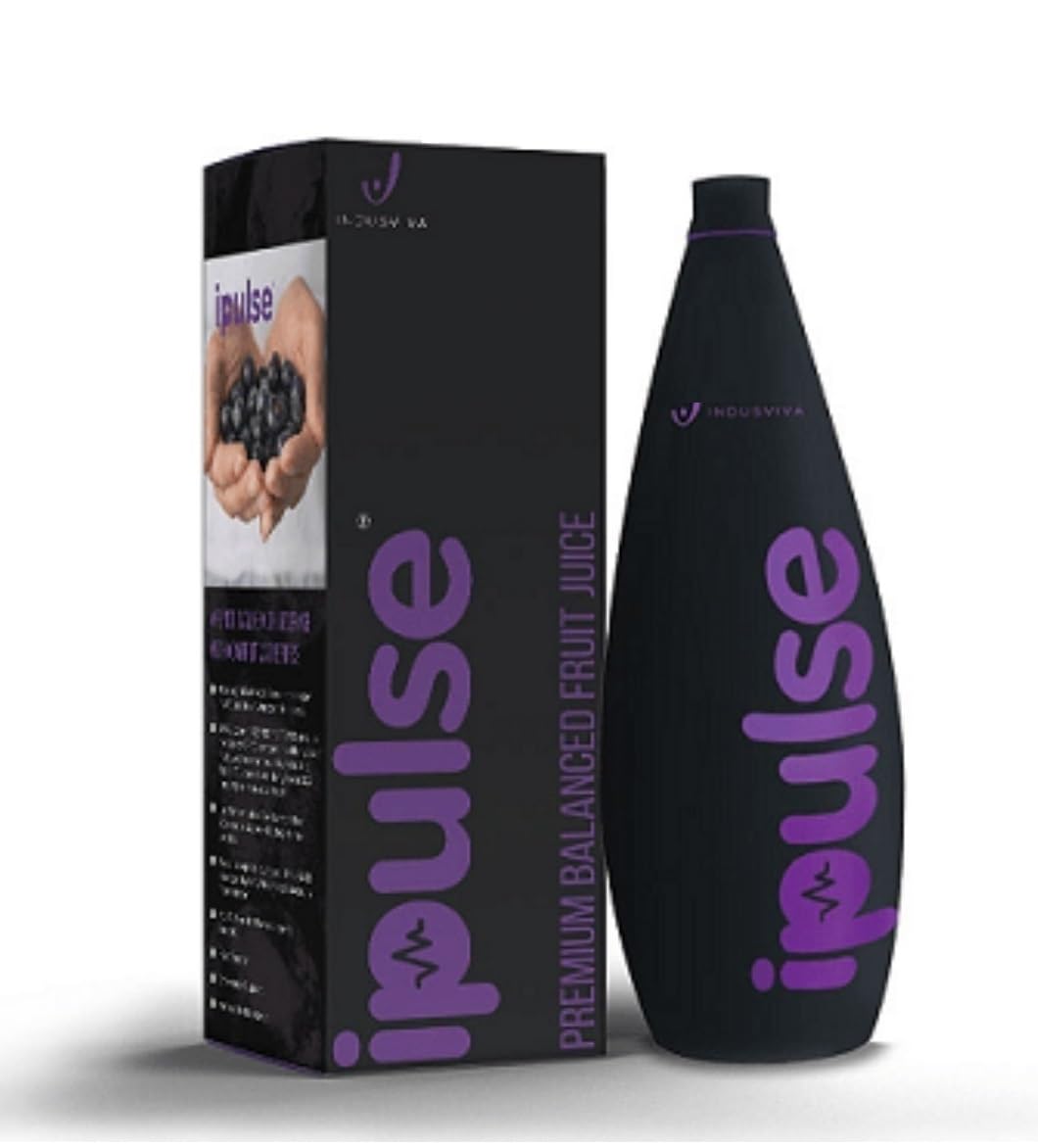 Indusviva i pulse juice - 1 Litre | Indus viva ipulse acai berry drink mix