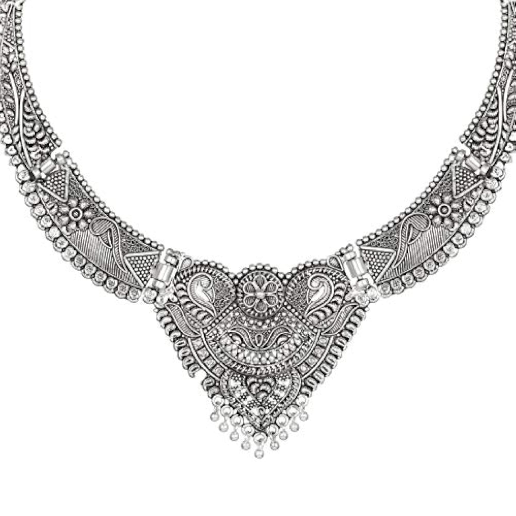 Oxidised Traditional Necklace Set