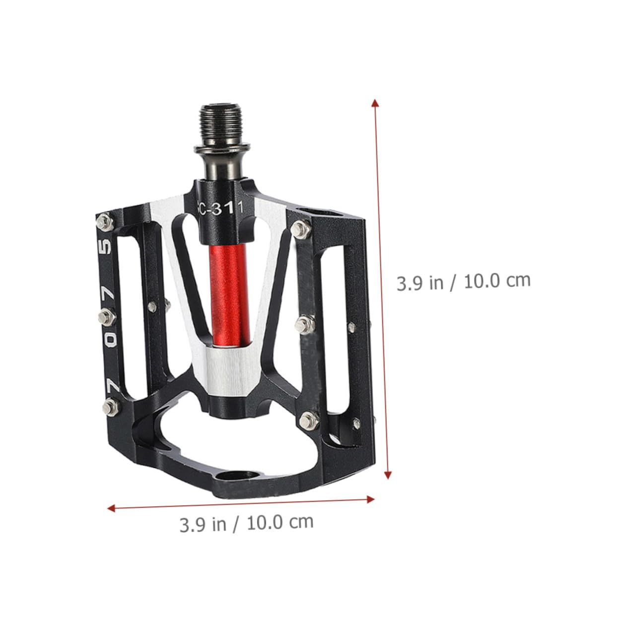 POPETPOP Pedali Platform in per Mountain Bike e Bici Pedali con Cuscinetti Sostituzione Facile Design per Prestazioni Affidabili e Comfort Guida