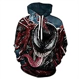 Amazing Halloween - 3D Realistic Printed Hoodie, Advanced Digital Printing Technology with Environmental Ink Kein Verblassen, Risse, Abblättern oder Abblättern.
