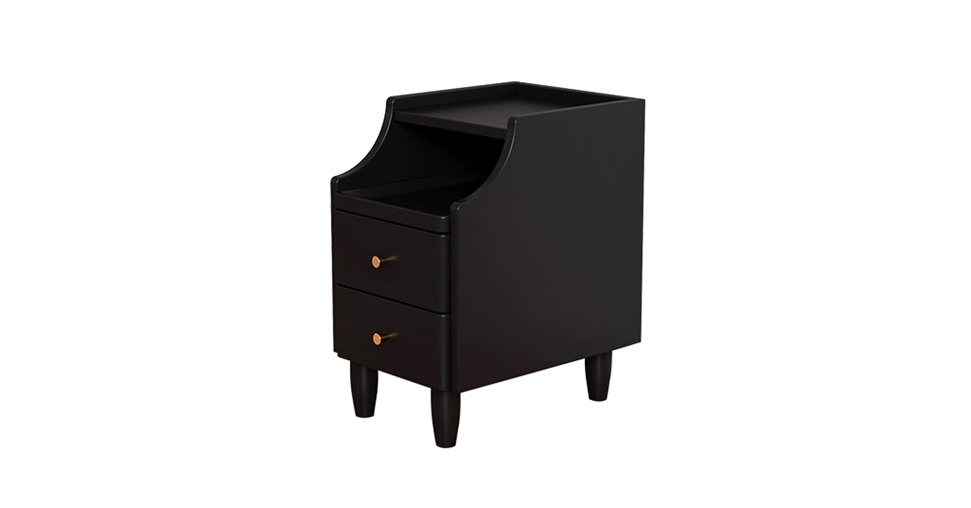 Amazon.com: LYXWGRZD Raised Edge Narrow Nightstand, Bed End