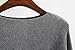 GABERLY Boat Neck Batwing Sleeves Dolman Knitted Sweaters and Pullovers Tops for Women (Grey, One Size)