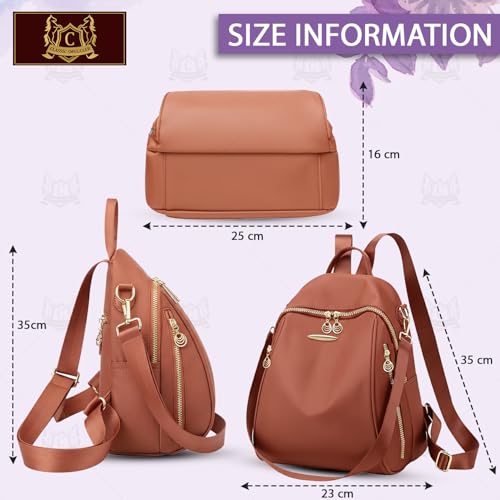 Image of Bags for Women & Girls | Stylish Shoulder Sling Handbag with 13 Inch Laptop Compartment | Office Travel College Daily-Use Corporate Backpack for Work & Casual Use