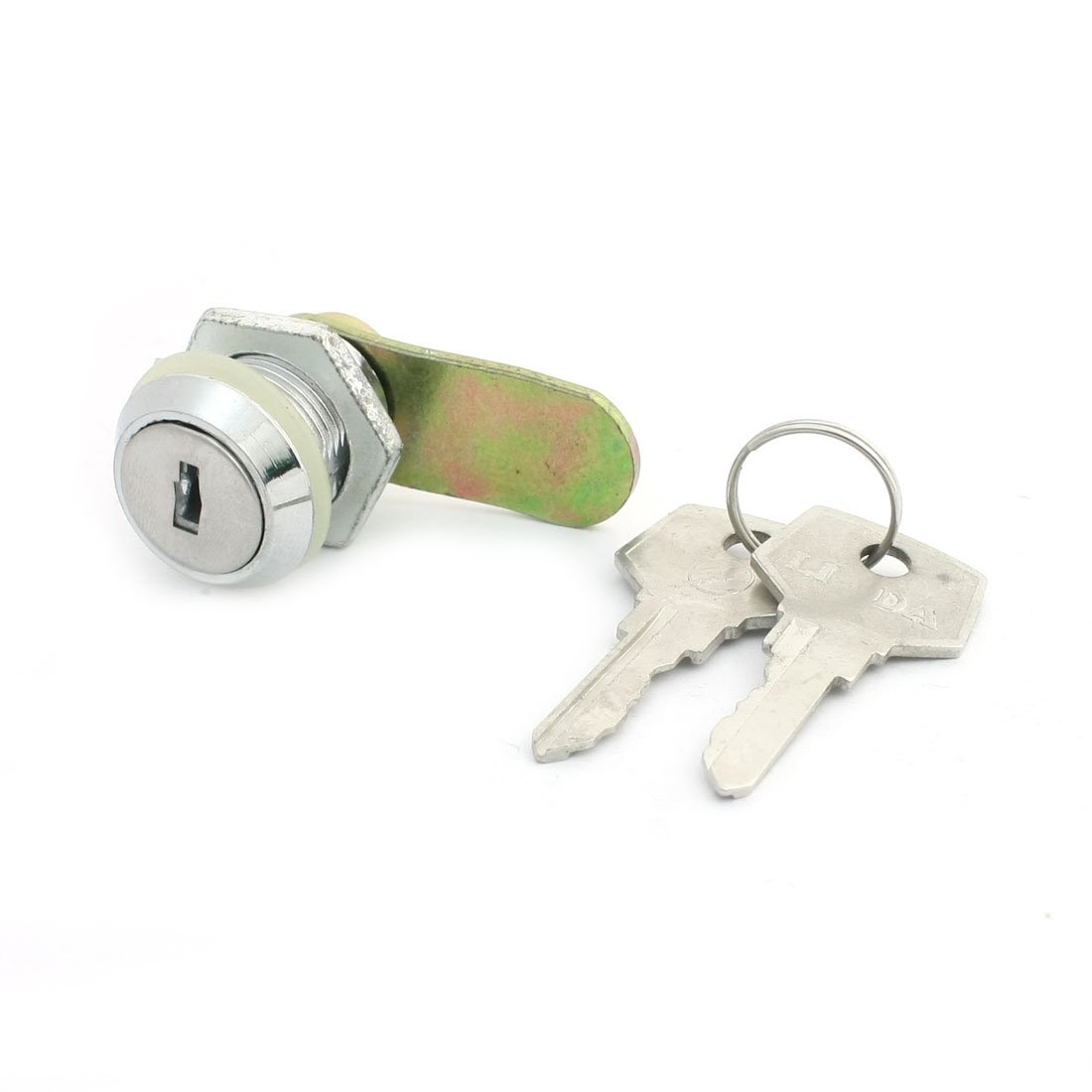 Uxcell Black,Silver Sourcingmap Silver Tone Letter Box Closet Door Cylindrical Cam Lock W 2 Keys